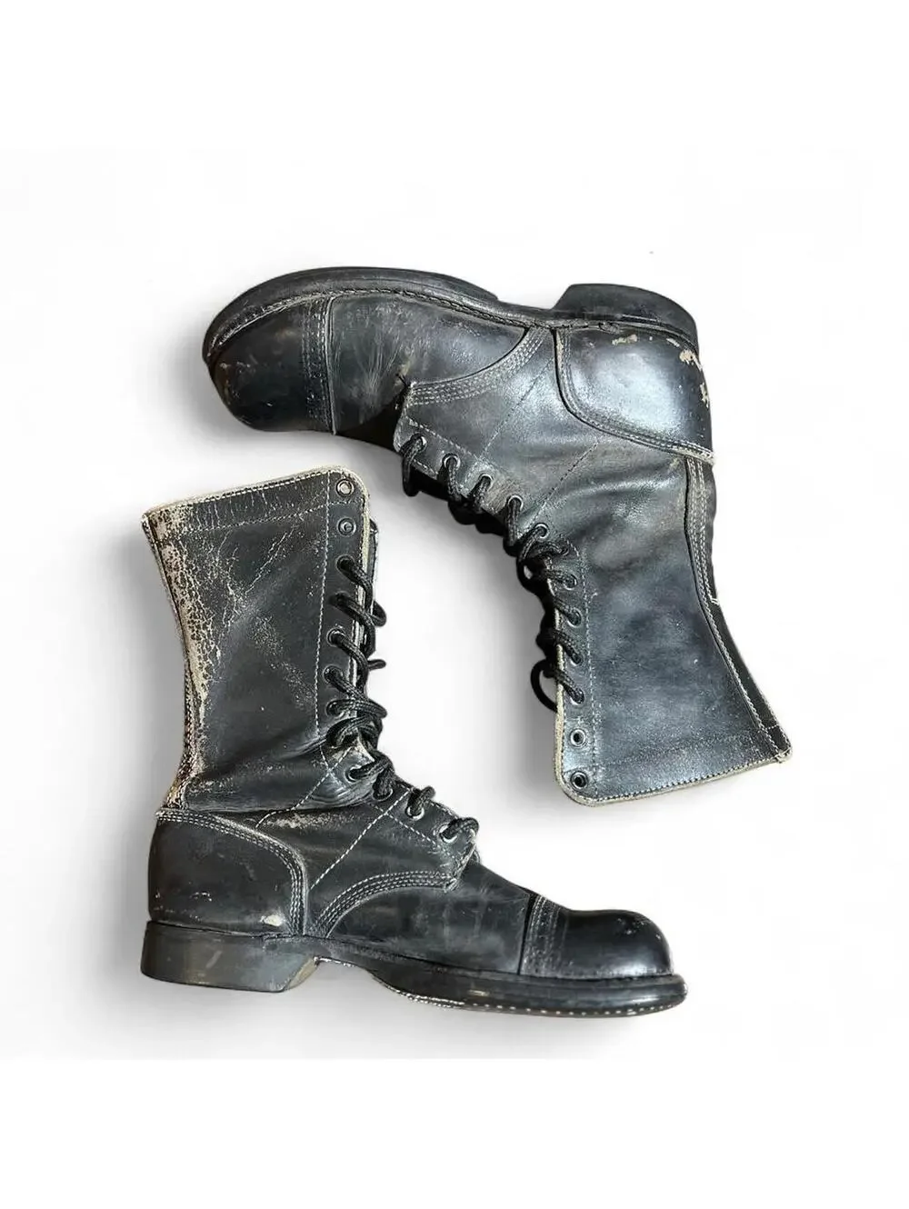 Vintage Corcoran Leather Combat Jump Boots